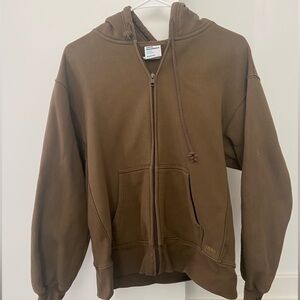 Aritzia Cozy Fleece Boyfriend Zip Hoodie